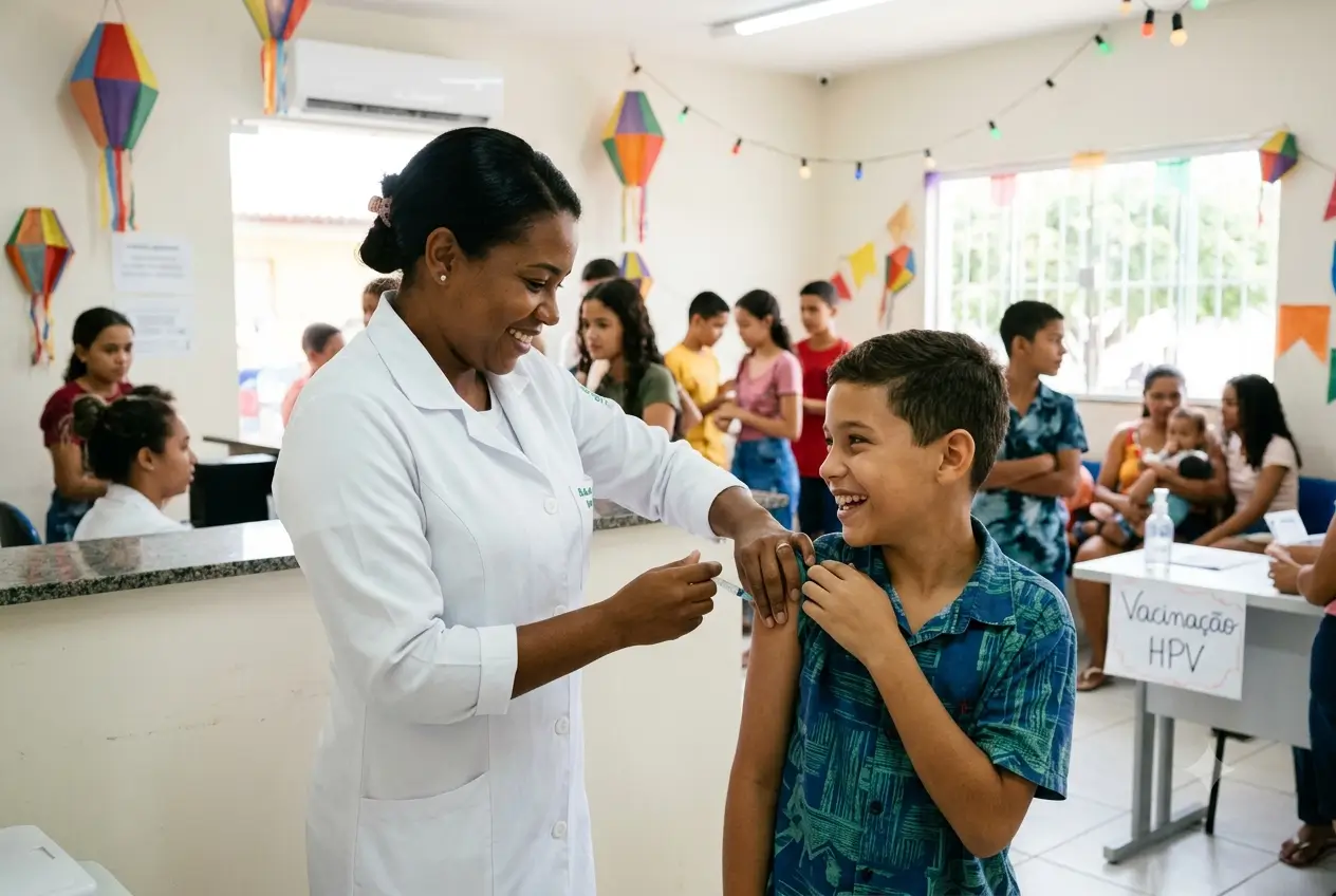 Com 85% do público alvo vacinado, campanha contra HPV ganha força no São João